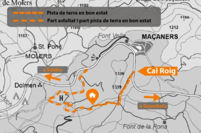 Cal Roig - Pedraforca Villa Saldes Bagian luar foto